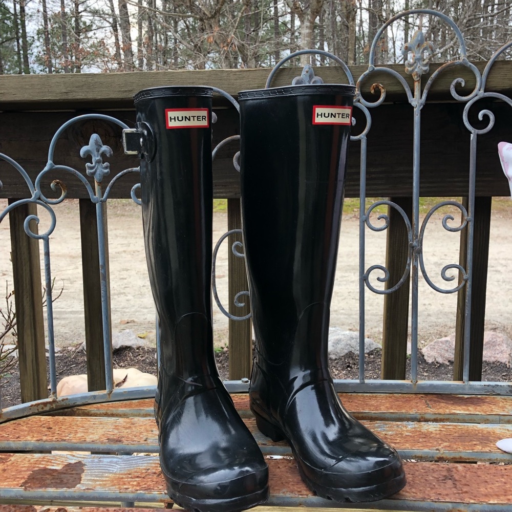 Hunter tall rain boots